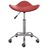 Cadeiras Jantar Giratórias 2pcs Couro Artificial Vermelho Tinto