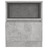 Mesa de Cabeceira 40x40x50 cm Contraplacado Cinzento Cimento