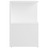 Mesas de Cabeceira 2 pcs 35x35x55 cm Contraplacado Branco
