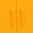 Armário de Arrumação Aço 80x35x101,5 cm Amarelo Mostarda