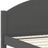 Estrutura de Cama 90x200 cm Pinho Maciço Cinzento-escuro