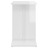 Mesa de Apoio 50x30x50 cm Contraplacado Branco Brilhante