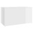 Arca de Arrumação 84x42x46 cm Contraplacado Branco Brilhante