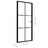 Porta de Interior em Vidro Esg e Alumínio 93x201,5 cm Preto