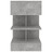 Mesa de Cabeceira 40x35x65 cm Contraplacado Cinzento Cimento