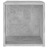 Mesa de Apoio 33x33x34,5 cm Contraplacado Cinzento Cimento
