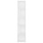 Armário de Canto 33x33x164,5 cm Contraplacado Branco