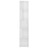 Armário de Canto 33x33x164,5 cm Contraplacado Branco Brilhante