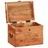Caixa de Arrumação 39x28x31 cm Madeira de Acácia Maciça