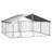 Canil com Telhado de Exterior 300x300x150 cm