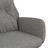 Cadeira de Descanso Pvc e Tecido Cinzento-claro