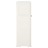 Armário de Plástico 79x43x125 cm Design de Madeira Branco