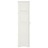 Armário de Plástico 40x43x164 cm Design de Madeira Branco