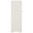 Armário de Plástico 40x43x125 cm Design de Madeira Branco