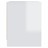 Mesa de Cabeceira 45x34x44,5 cm Contraplacado Branco Brilhante