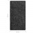 Tapete Shaggy 80x150 cm Antiderrapante Cinzento-escuro