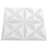 Painéis de Parede 3D 12 pcs 50x50 cm 3 M² Branco Origami