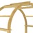 Arco com Treliça 141x97x243 cm Pinho Maciço Impregnado