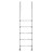 Escada de Piscina 54x38x211 cm Aço Inoxidável 304