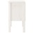 Mesa de Cabeceira 40x35x61,5 cm Madeira de Pinho Maciça Branco