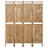 Biombo/divisória com 4 Painéis 160x180 cm Bambu