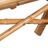 Mesa de Piquenique 115x115x81 cm Bambu