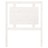 Cabeceira de Cama 80,5x4x100 cm Madeira de Pinho Maciça Branco