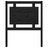 Cabeceira de Cama 80,5x4x100 cm Madeira de Pinho Maciça Preto