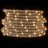 Cordão de Luzes com 120 Luzes LED 5 M Pvc Branco Quente