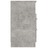 Mesa de Cabeceira Madeira Processada Cinzento-cimento