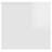 mesa decentro102x55,5x52,5cm Madeira Processada Branco Brilhante
