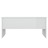 mesa decentro102x50,5x46,5cm Madeira Processada Branco Brilhante