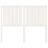Cabeceira de Cama 125,5x4x100 cm Madeira de Pinho Maciça Branco