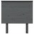 Cabeceira de Cama 79x6x82,5 cm Pinho Maciço Cinzento