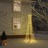 Árvore de Natal em Cone 108 Luzes LED 70x180 cm Branco Quente