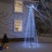 Árvore de Natal em Cone 310 Luzes LED 100x300 cm Azul