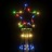 árvore de Natal com Espigão 732 Luzes LED 500 cm Colorido