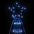 árvore de Natal com Espigão 1134 Luzes LED 800 cm Azul