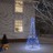 Árvore de Natal com Espigão 200 Luzes LED 180 cm Azul