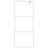 Divisória de Chuveiro Branco 80x195 cm Vidro Esg Transparente
