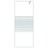 Divisória de Chuveiro Vidro Transparente Esg 80x195 cm Branco
