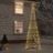 Árvore de Natal em Cone 500 Luzes LED 100x300 cm Branco Quente