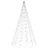 árvore de Natal Mastro de Bandeira 1400LEDs 500cm Branco Quente