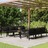 Conjunto Lounge Jardim com Almofadões Alumínio Antracite 8 pcs