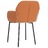 Cadeiras de Jantar 2 pcs Tecido/couro Artificial Cor Creme