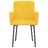 Cadeiras de Jantar 2 pcs Veludo Amarelo