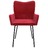 Cadeiras de Jantar 2 pcs Veludo Vermelho Tinto