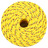 Corda de Barco 6 mm 50 M Polipropileno Amarelo