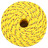 Corda de Barco 6 mm 500 M Polipropileno Amarelo