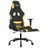 Cadeira Gaming Giratória +apoio Pés Tecido Preto/amarelo-claro